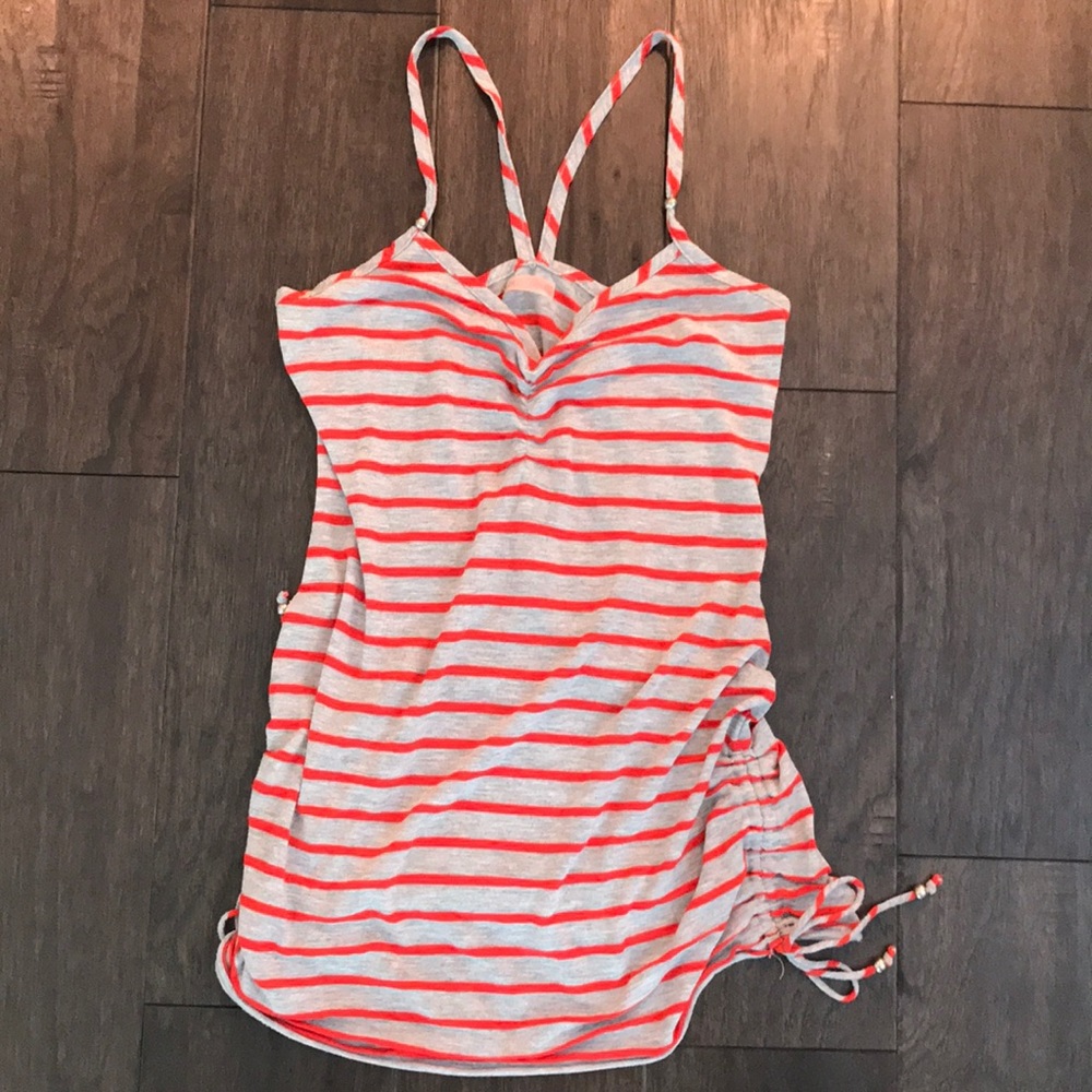Cute stripe coverup!
